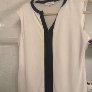 Calvin Klein Monochrome Sleeveless Top